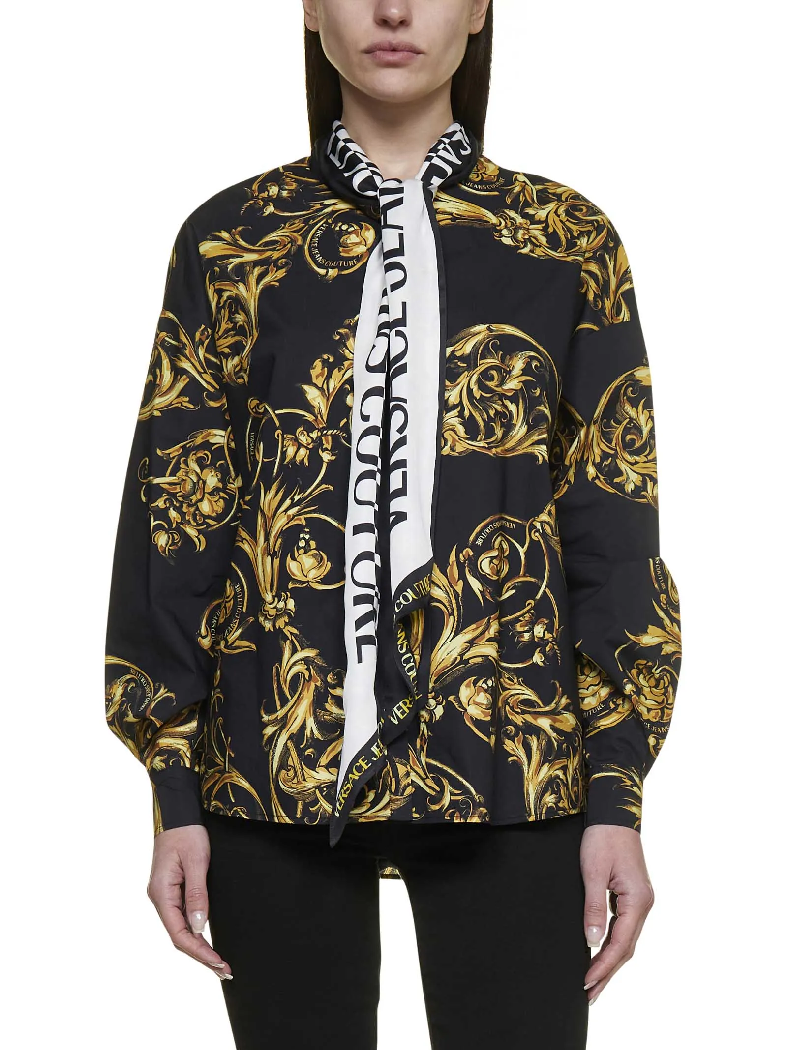 Versace Jeans Couture Regalia Baroque Printed Blouse