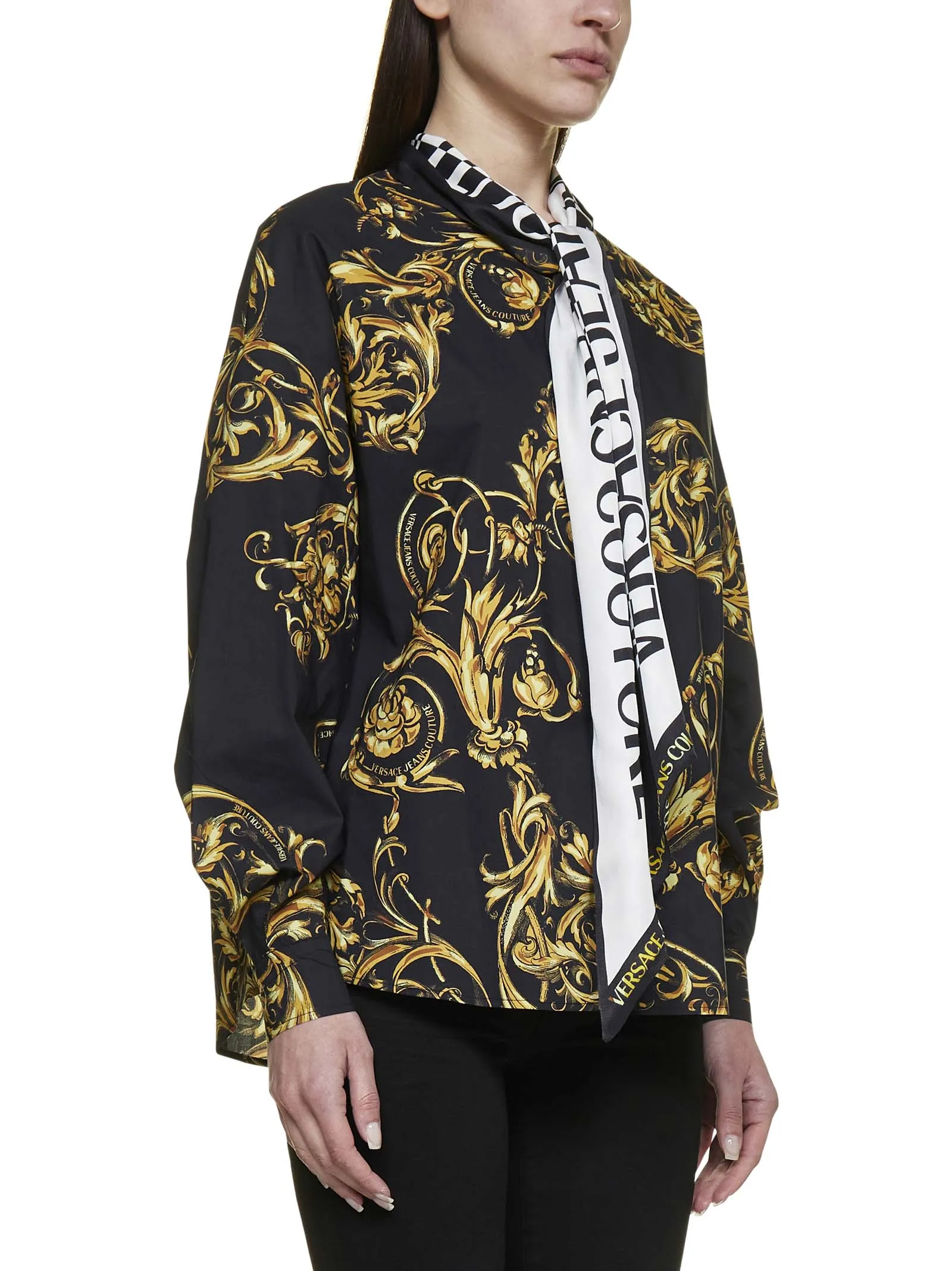 Versace Jeans Couture Regalia Baroque Printed Blouse