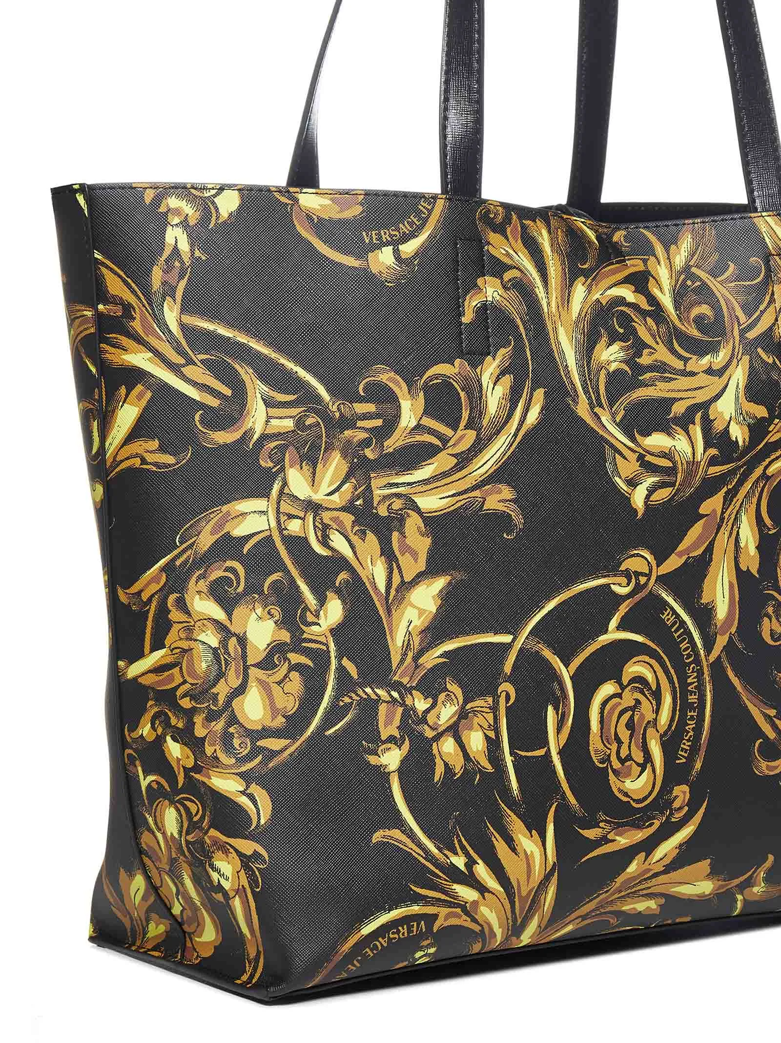 Versace Jeans Couture Regalia Baroque Printed Top Handle Bag