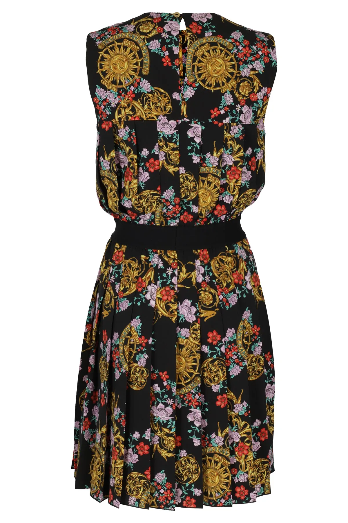 Versace Jeans Couture Sunflower Printed Mini Dress
