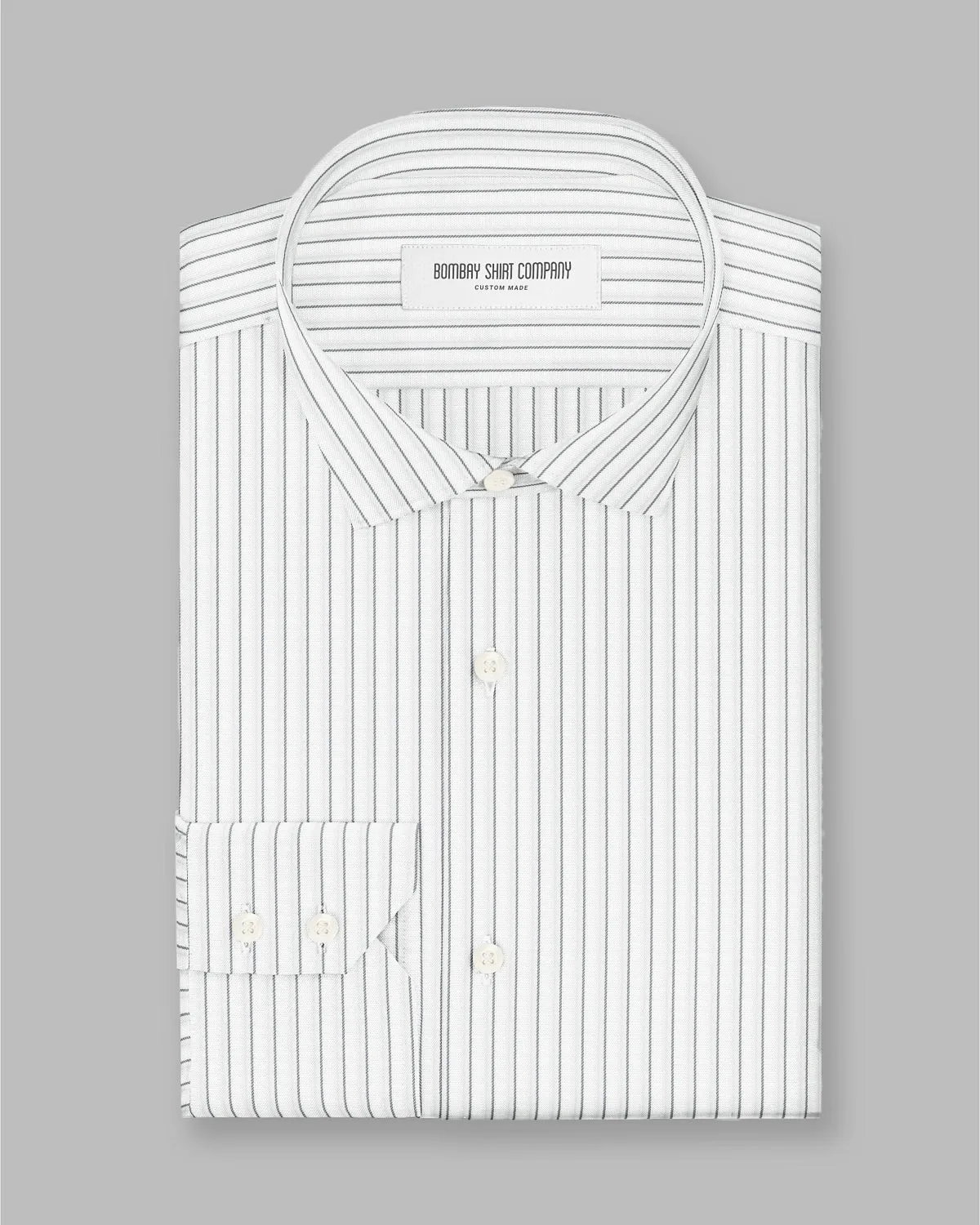 Vivara Dobby Striped Shirt - Grey & White