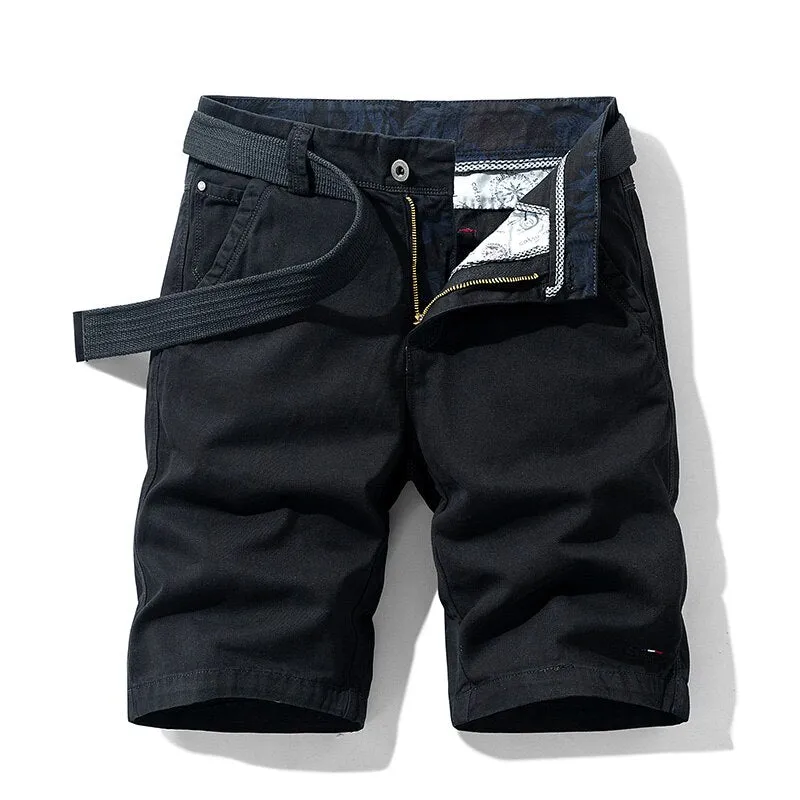 West Louis™ Pure Cotton Solid Color Shorts