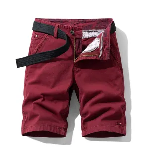 West Louis™ Pure Cotton Solid Color Shorts