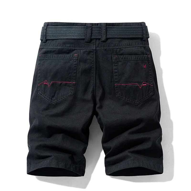 West Louis™ Pure Cotton Solid Color Shorts