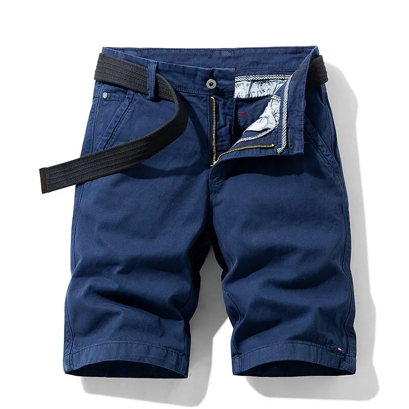 West Louis™ Pure Cotton Solid Color Shorts
