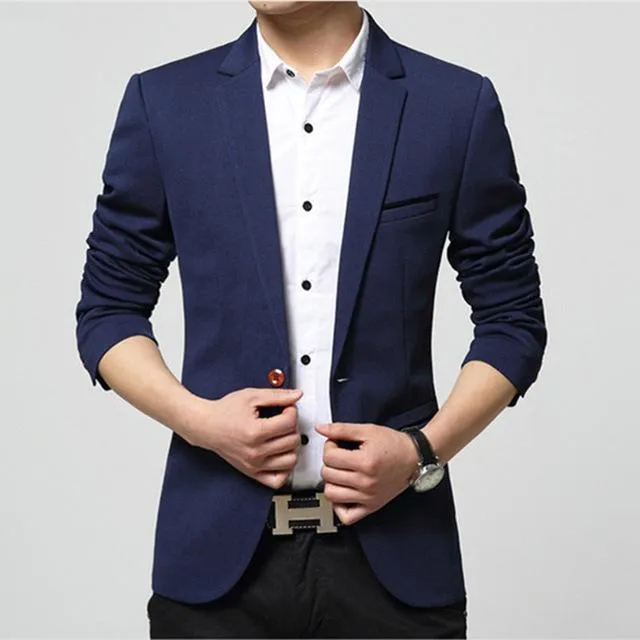 West Louis™ Spring Cotton Slim England Blaser