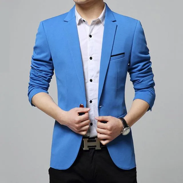 West Louis™ Spring Cotton Slim England Blaser