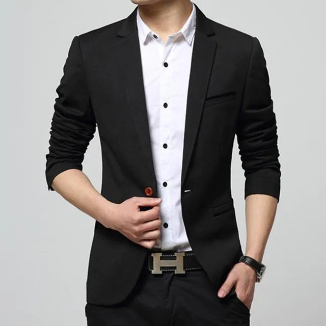 West Louis™ Spring Cotton Slim England Blaser
