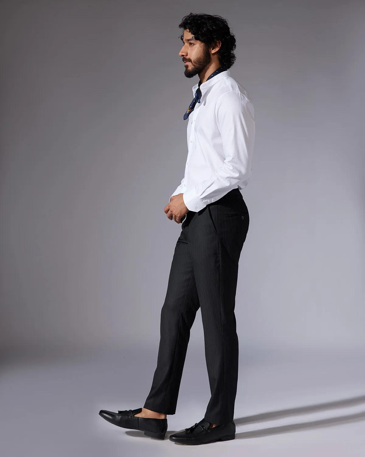 White Jacquard Shirt