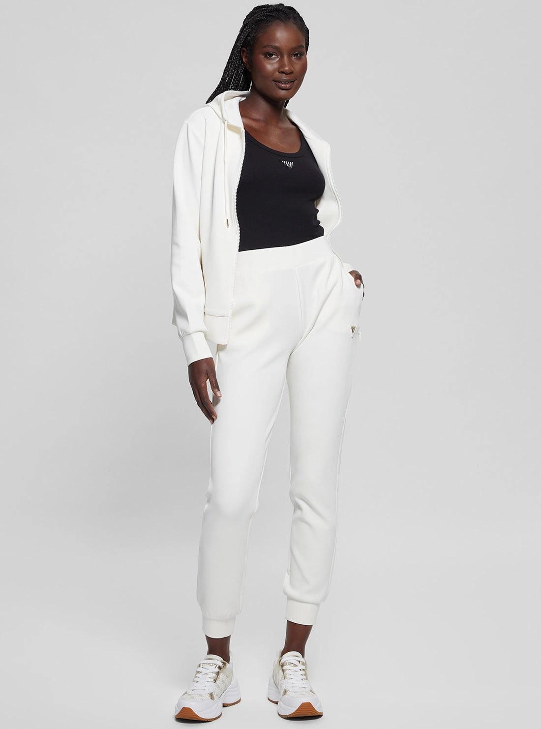 White Olympe Long Pants