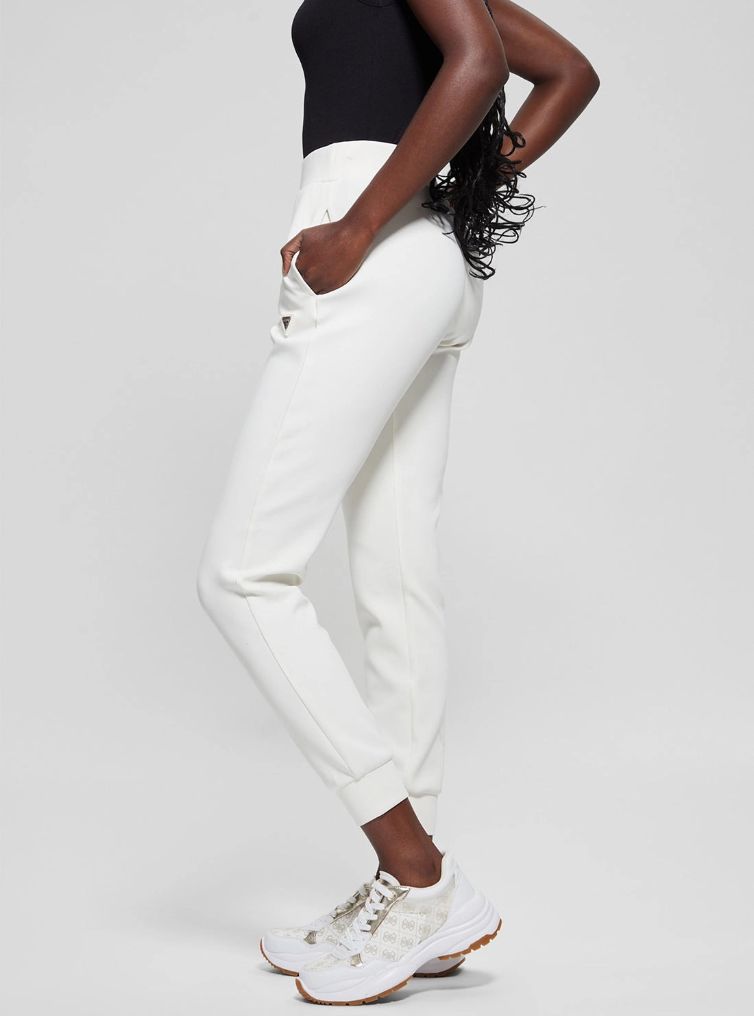White Olympe Long Pants