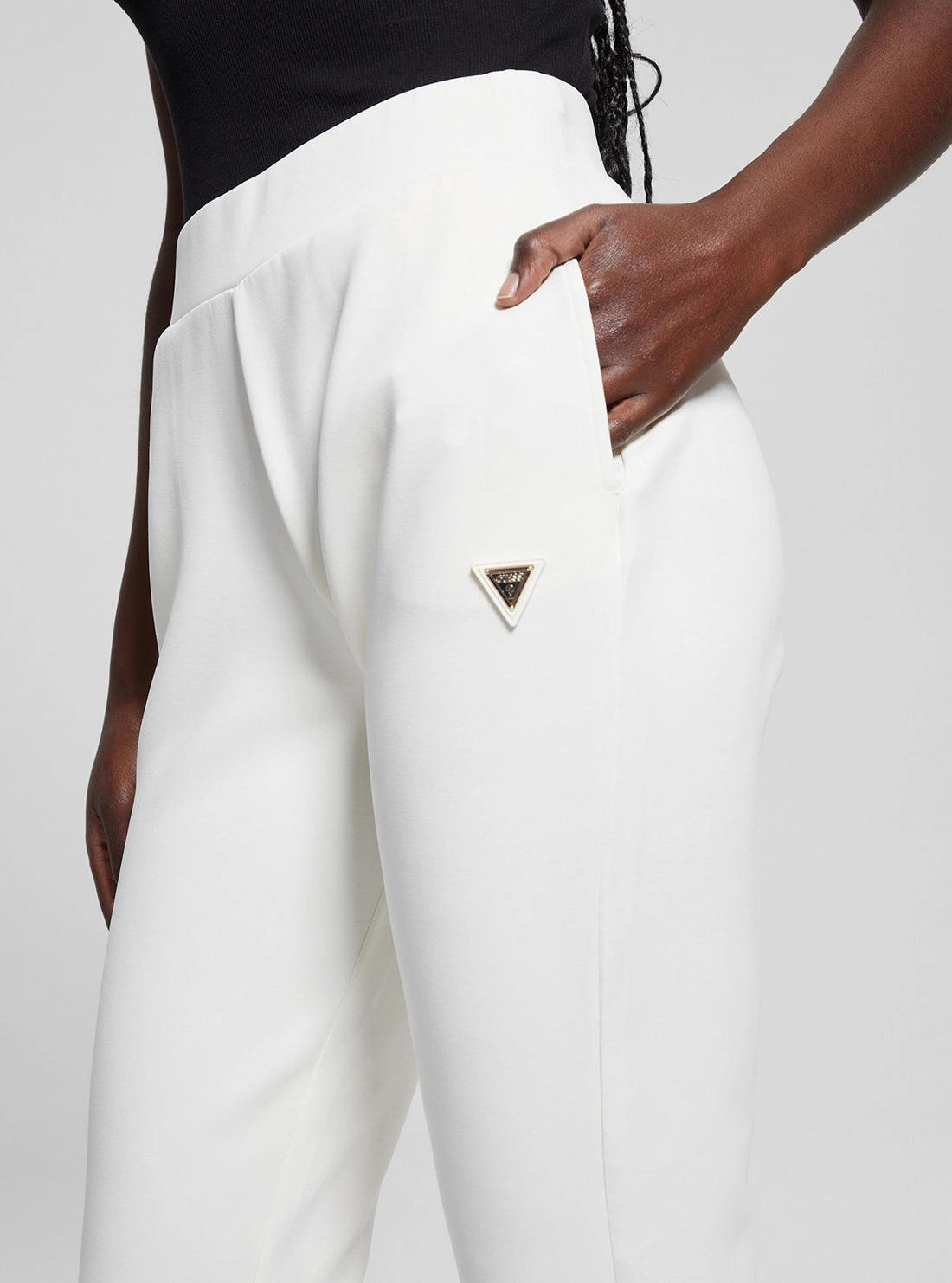 White Olympe Long Pants
