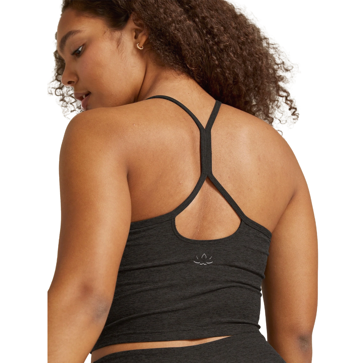 Women's Spacedye Slim Racerback Cropped Tank