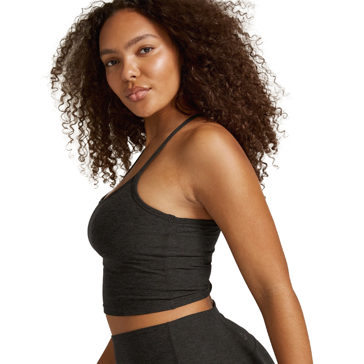 Women's Spacedye Slim Racerback Cropped Tank
