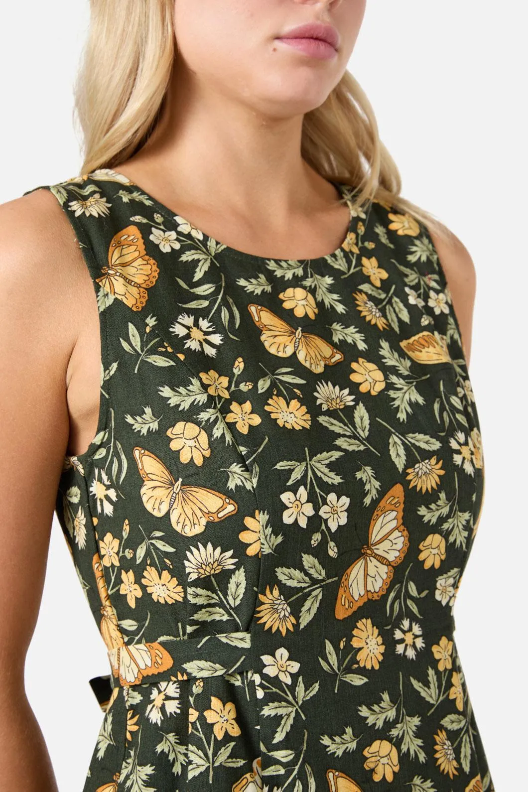 Yvette Butterfly Midi Dress